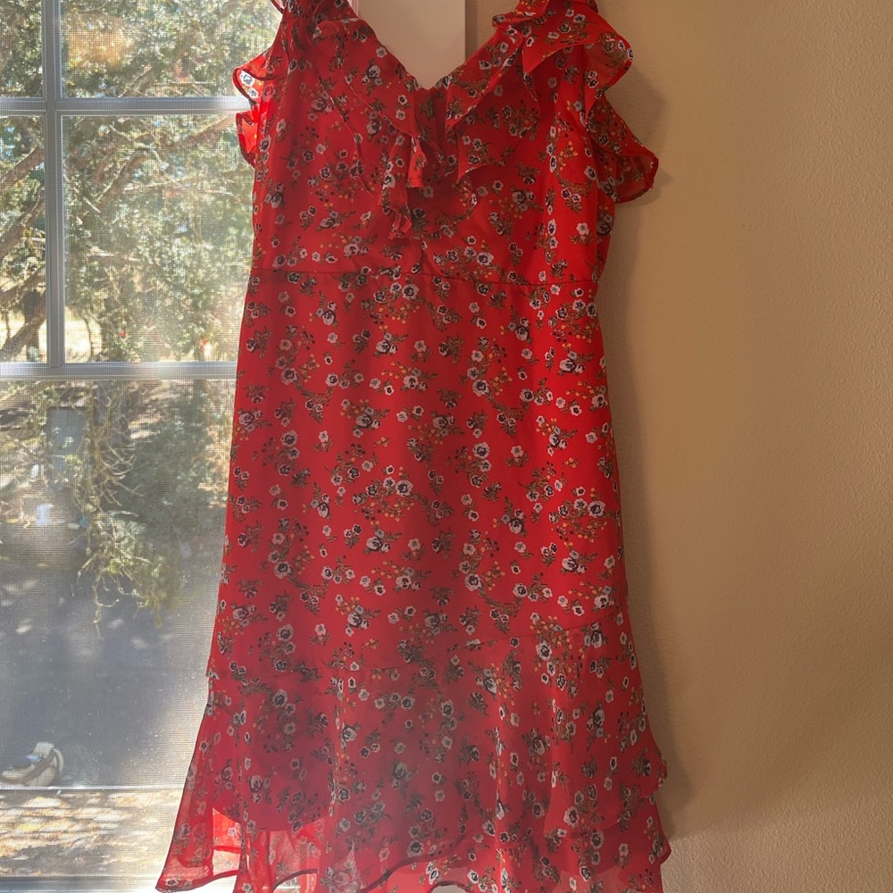 Red dress